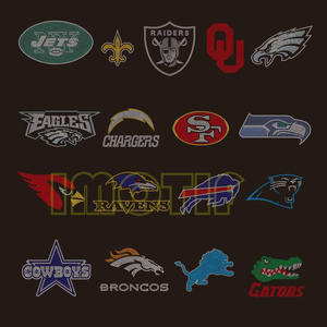 Kansas <span class=keywords><strong>Chiefs</strong></span> Futebol Logo Design Ferro em Custom Rhinestone Transferência Motif - Product Image 4