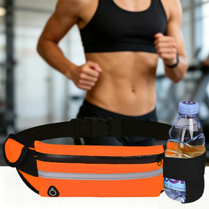 Sac banane de sport personnalisé avec logo, imperméable en néoprène, pour course à pied, jogging, activités de plein air, avec compartiment téléphone - Product Image 1