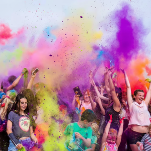 Poudre de Holi Gulal en vrac pour la fête Popper Spray pour révéler le sexe Halloween dos école nouvel an chinois remise des diplômes nouvel an - Product Image 1