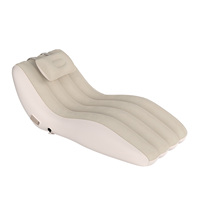 Pursuefree Wave Lounger, chaise longue gonflable en forme de S, canapé relaxant pour salon et chambre, chaise de relaxation intérieure