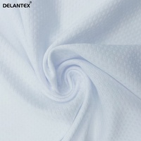 Tissu en maille bulle Delantex 100% polyester léger 90GSM doux pour doublure extérieure, couches pour filles et vêtements de mode