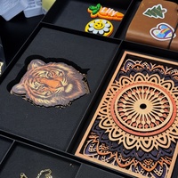 Boîte de rangement et de présentation pour bijoux et accessoires, avec insert en mousse EVA découpé au laser sur mesure, pour outils d'artisanat, outils d'incrustation, outils de caméra et outils CNC, pour emballage.