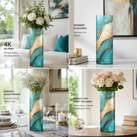 Articles de décoration personnalisés pour la maison, vase décoratif pour une esthétique moderne, centre de table pour mariage