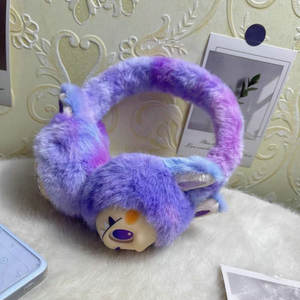गर्म बिक्री बच्चों कार्टून प्लश कान मफ सर्दियों के ऊन विंडप्रूफ कान वार्मर हेडगियर फैक्टरी प्रत्यक्ष थोक आपूर्ति - Product Image 4