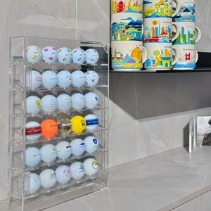 Hộp lưu trữ bóng chày <span class=keywords><strong>Acrylic</strong></span>-Trường hợp hiển thị rõ ràng để tổ chức và trưng bày các quả bóng golf - Product Image 1