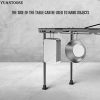 Table pliante en alliage d'aluminium, pour pique-nique, barbecue, auto-conduite, Camping, Portable et réglable