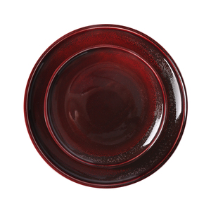 Piatto in ceramica moderna semplice multifunzionale della fabbrica Hualian, piatto Vintage da caffè <span class=keywords><strong>pasticceria</strong></span> ovest, piatto in OEM e ODM rosso - Product Image 6