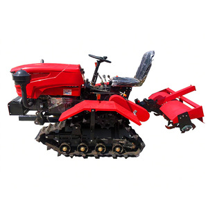 Tractor Oruga de 35 CV de Doble Uso para Riego y Sequía con Rotocultor - Product Image 3