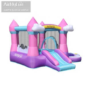 Castillo Inflable con Tobogán, Juego de Brincar para Niños, Piscina con Soplador para Niños - Product Image 3
