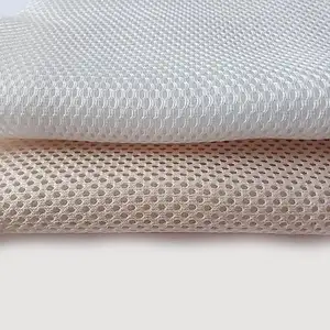 Hava örgü kumaş yatak en iyi fiyat kaliteli 3D Spacer sandviç Polyester ekose Jiangsu kadife araba döşemelik kumaş