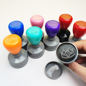 Con dấu mực khô bằng mút cao su, cá nhân hóa, dành cho văn phòng, màu pastel, mực sẵn, dùng làm quà tặng cho giáo viên - Product Image 6