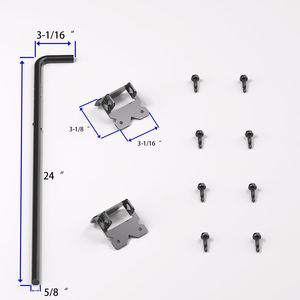 Nhiệm Vụ Nặng Nề Tự Đóng Cửa Hàng Rào Cổng Bản Lề Và PVC Vinyl Hàng Rào Thép Không Gỉ Bài Cổng Chốt - Product Image 4