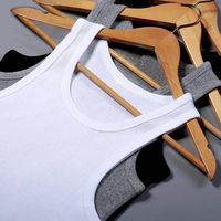 Débardeur côtelé en coton et élasthanne pour homme, idéal pour l'entraînement estival et les loisirs, vêtement de sport OEM