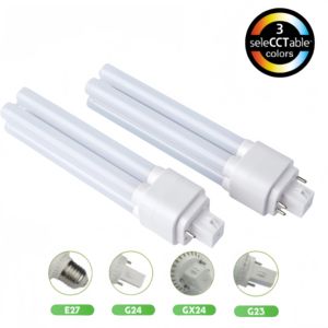 بيع بالجملة مصباح <span class=keywords><strong>Pl</strong></span> G24q G24q3 Led G24 لمبات 2 دبوس 4 دبوس 120LM/W جودة عالية G24 قاد لمبة الذرة - Product Image 2