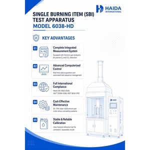 Appareil d'essai <span class=keywords><strong>de</strong></span> combustion simple élément HD EN 13823 SBI pour matériaux <span class=keywords><strong>de</strong></span> construction – <span class=keywords><strong>Test</strong></span> <span class=keywords><strong>de</strong></span> réaction au feu Euroclasse – Équipement d'essai <span class=keywords><strong>de</strong></span> combustion - Product Image 5
