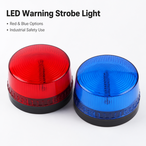 Luz Estroboscópica LED Roja y Azul Redonda, Baliza <span class=keywords><strong>de</strong></span> Alarma <span class=keywords><strong>de</strong></span> Seguridad <span class=keywords><strong>para</strong></span> Equipos Industriales, <span class=keywords><strong>para</strong></span> Pedidos Personalizados al por Mayor - Product Image 1