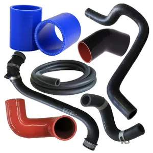 custom silicone EPDM rubber hose for coolant hose water tank molded elbow rubber hose pipe