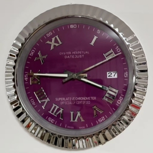 Orologio da Parete Decorativo per Casa, Marche di Lusso, Metallo e Vetro, al Quarzo, Design Francese, Regalo, Arte Moderna Creativa per <span class=keywords><strong>Soggiorno</strong></span>, Blu - Product Image 3