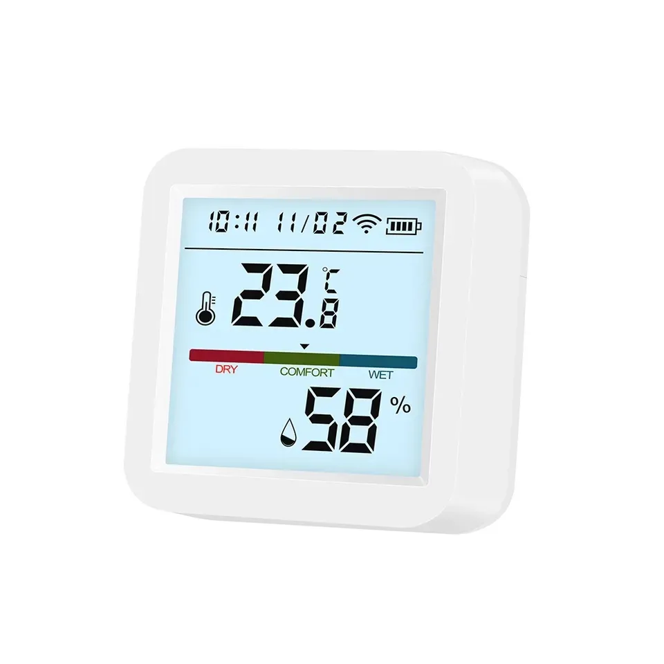 Tuya 와이파이 온도 습도 센서 실내 습도계 온도계 감지기 지원 Alexa Google Home