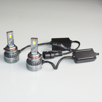 Sistem Pencahayaan Mobil C2 Dual Coppers Tube 3570 6000K 9-60v 140W Lampu Mobil LED Hb4 Bohlam LED 9006 Lampu Depan Mobil