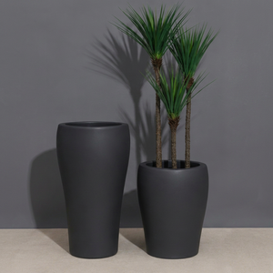 Fiberglass Roman Modern American Antique Eco-Friendly Flower <b>Planter</b> Drainage Hole Durable Lightweight for Indoor/<b>Outdoor</b> Floor - Product Image 1