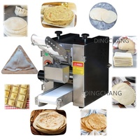 Prix de gros Machine à emballer Wonton Machine à façonner Roti Maker avec presse à panache Machine à pain pita Machine à fabriquer Roti Chapati Maison