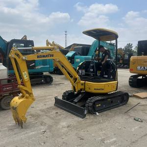 Mini-excavatrice Komatsu 20 d'occasion - Moteur d'origine japonais, boîte de vitesses PLC, pompe hydraulique, roulement, fonctionnement fluide, historique d'entretien complet 1 - Product Image 2