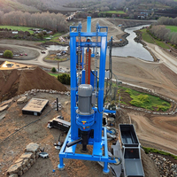 100m 150m Profondeur Portable 3KW 4KW Électrique Hydraulique Rotatif Forage Puits D'eau Machine De Forage