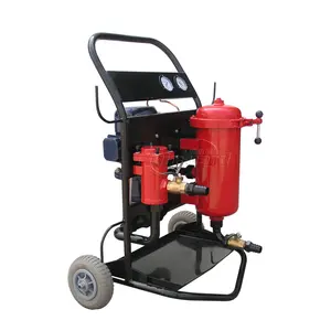 Top selling brand 100 L flow hydraulic oil decolorization purifier cart