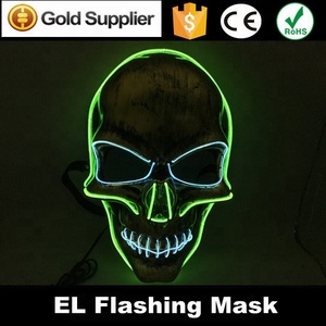 Masque LED Crâne Personnalisé pour Halloween, Fête <span class=keywords><strong>Horreur</strong></span>, PVC Rechargeable, Couverture Complète du <span class=keywords><strong>Visage</strong></span>, 20,22 Millions de Lumens - Product Image 5