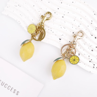 Simpele frisse fruit hars tasbedel sleutelhanger decoratie voor handtas rugzak portemonnee bagage