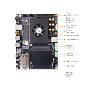 Placa de Desarrollo FPGA ALINX AXU15EGB, 6GB DDR4, 8GB EMMC, FMC, SFP, USB3.0, PCIe M.<span class=keywords><strong>2</strong></span>, <span class=keywords><strong>DP</strong></span>, Zynq UltraScale+ MPSoC XCZU15EG - Product Image 3