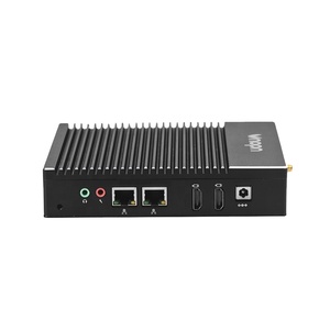 High Quality Mini Server PC In-tel J3160 <strong>CPU</strong> Wifi/BT Optional Dual Nic Dual Dipslay 2* HD-MI Industrial Fanless Mini Pc - Product Image 1