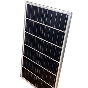 All Black 25W 6V 18V Monocrystalline <b>Solar</b> Panel For Outdoor <b>Lighting</b> Charging <b>System</b> - Product Image 4