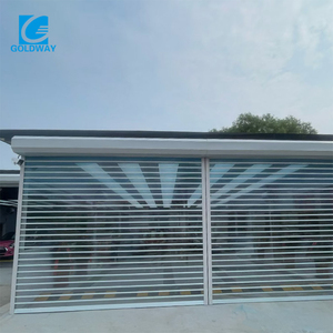 <span class=keywords><strong>Porte</strong></span> à enroulement en polymère transparente antivol avec ouverture latérale électrique pour usage en centre commercial, hôtel, entrepôt, appartement - Product Image 2