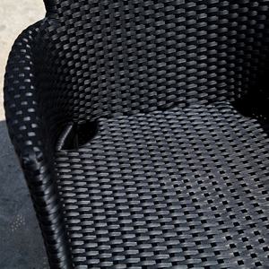 La dernière terrasse Bistro en osier chaise en rotin de Longang salle à manger en plein air loisirs métal pour hôtel Villa et chambre - Product Image 4