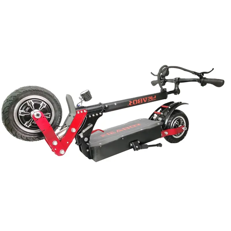 1200W * 2 52V Dual-Drive Người Lớn Electric Scooter 10.5Inch Kích Thước Lốp Tốc Độ Tối Đa Có Thể Đạt 55-70Km/H