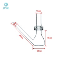 Appareil de diffusion transdermique en verre borosilicaté Huke HK0010, adaptateur de laboratoire, clip en plexiglas, capacité 9mm~25mm