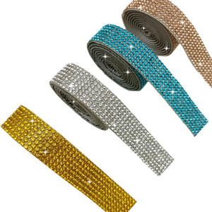Wholesale Multi Color Self Adhesive Rhinestone <strong>Ribbon</strong> Roll Crystal Diamond Sticker <strong>for</strong> DIY <strong>Car</strong> Garment Shoes Crafts Decoration - Product Image 5