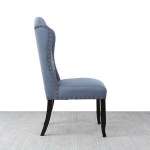 Ensemble de chaises de salle à manger de style européen contemporain minimal Chaises de restaurant et d'hôtel en tissu moderne personnalisables - Product Image 4