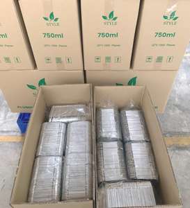 Contenedor Desechable para Alimentos 8389 Arab R1L, Bandeja de Aluminio para Llevar, Ecológica, Rectangular 211, 750 ml con Tapa - Product Image 5