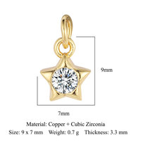 Accessoires DIY en cuivre et zircon, petits pendentifs et breloques de mode argentés, motifs papillon princesse, œil d'éléphant, pied et cadenas