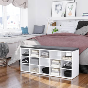 <span class=keywords><strong>VASAGLE</strong></span> Meuble d'entrée pour la maison, organisateur moderne, <span class=keywords><strong>banc</strong></span> à chaussures, armoire à chaussures, étagères de rangement avec <span class=keywords><strong>banc</strong></span> - Product Image 4