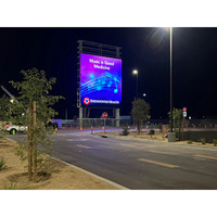 Panneau d'écran d'affichage à LED étanche extérieur P1.9 P2 500*500mm panneau de signalisation publicitaire commerciale murale LED d'intérieur fixe