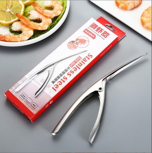 Outil de nettoyage de crevettes en acier inoxydable, éplucheur de crevettes, <span class=keywords><strong>couteau</strong></span> de nettoyage de crevettes de conception Unique facile à nettoyer pour la cuisine familiale - Product Image 3