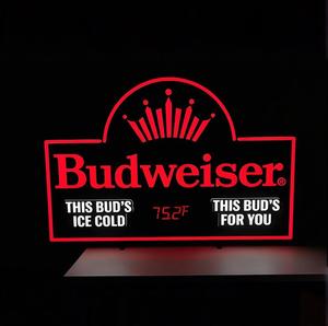 Custom LED <strong>Neon</strong> <strong>Sign</strong> with Digital Temperature Display, Acrylic Illuminated <strong>Beer</strong> Light, Energy Saving Wall Mounted - Product Image 2