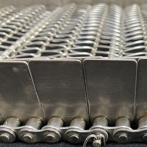 Saptırma ile özel yapılmış paslanmaz çelik galvanizli çelik zincir tahrikli Spiral tel örgülü konveyör - Product Image 6