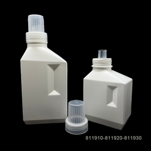 Chai Dung Dịch Tẩy Rửa Bằng Nhựa <span class=keywords><strong>HDPE</strong></span> Rỗng Hình Vuông Màu Trắng 400Ml 600Ml 1L - Product Image 3