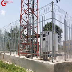 En gros Piquet de Clôture En Acier <span class=keywords><strong>tours</strong></span> protection clôture de Palissade en acier avec fil de rasoir - Product Image 2