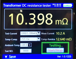 HVHIPOT 휴대용 변압기 <span class=keywords><strong>DC</strong></span> 권선 저항 테스터 10A GDZRC-10H 단상 DWR 테스터 - Product Image 4